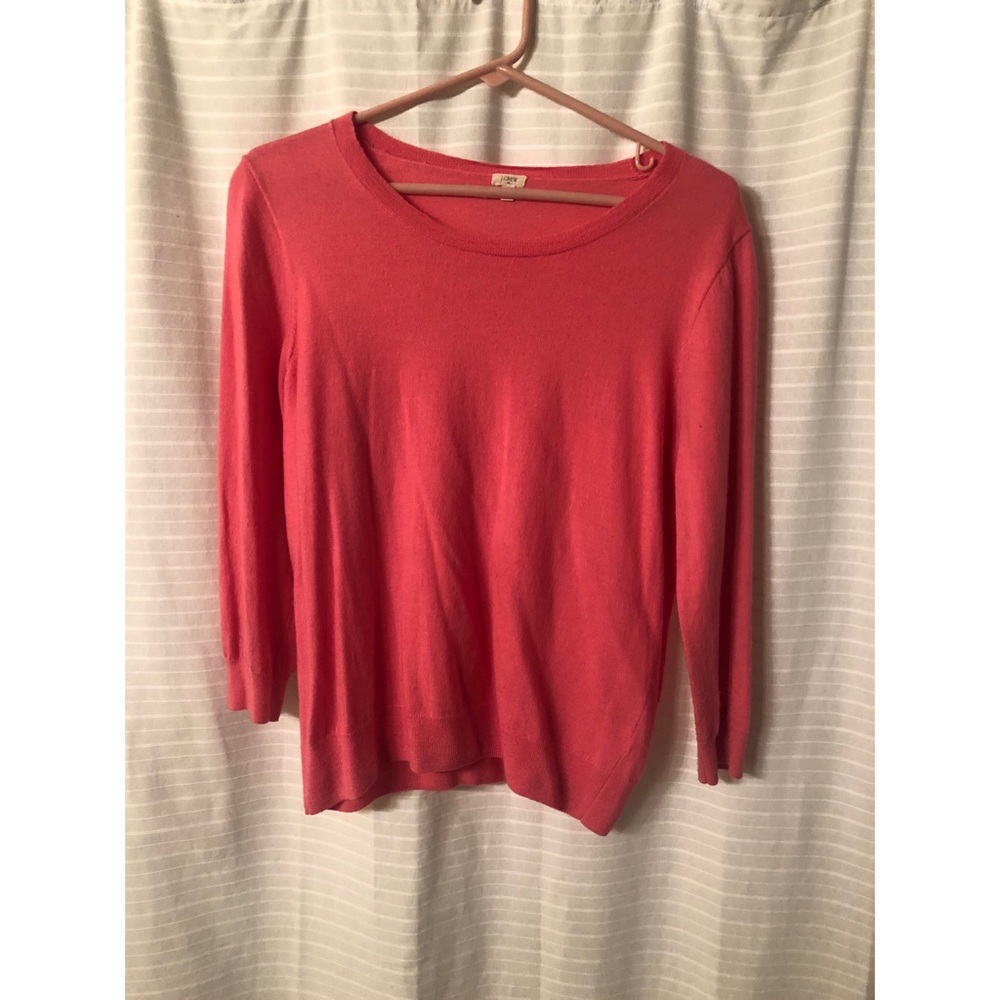 Pink JCrew Sweater